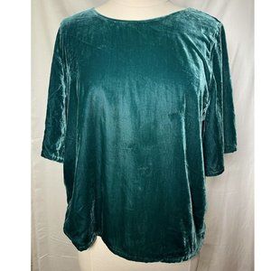 Velvet Green Top